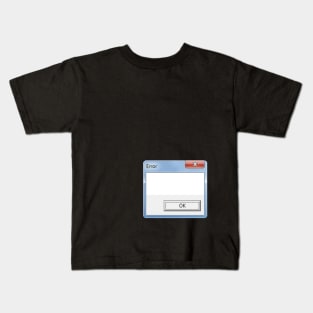 BLANK! error Kids T-Shirt